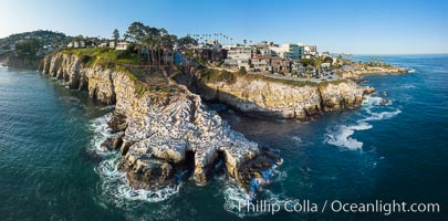 Goldfish Point and La Jolla Caves aerial photograph, La Jolla