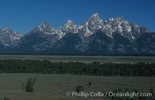 The Teton Range, summer, Grand Teton National Park, Wyoming