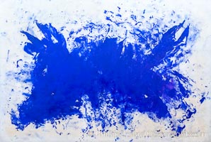 Grande Anthropophagie bleue, Hommage  Tennessee Williams, Yves Klein, 1960, Le Centre Pompidou. Paris, Musee National dArt Moderne