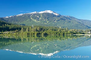 Green Lake, with Whistler Mountain in the distance