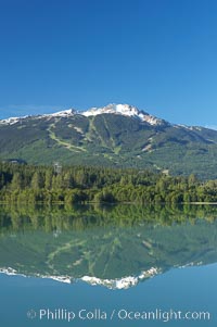 Green Lake, with Whistler Mountain in the distance