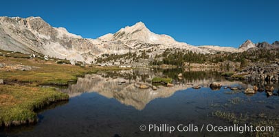 Greenstone Lake and North Peak, Hoover Wilderness, 20 Lakes Basin