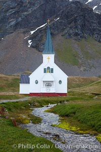 Grytviken Chapel, at the old whaling station of Grytviken, South Georgia Island