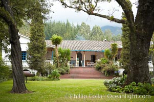 Hacienda Cusin, a 17th-century estate in the Ecuadorian Andes near Otavalo, San Pablo del Lago