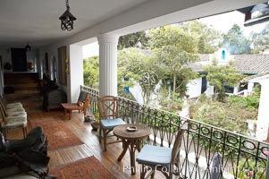 Hacienda Cusin, a 17th-century estate in the Ecuadorian Andes near Otavalo, San Pablo del Lago