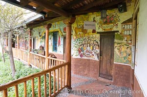 Hacienda Cusin, a 17th-century estate in the Ecuadorian Andes near Otavalo, San Pablo del Lago