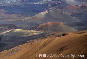 Haleakala volcano crater, Maui