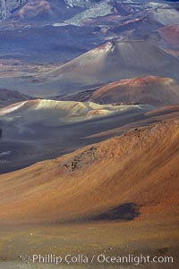 Haleakala volcano crater, Maui