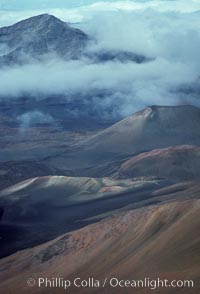 Haleakala volcano crater, Maui