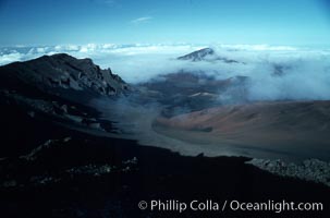 Haleakala volcano crater, Maui