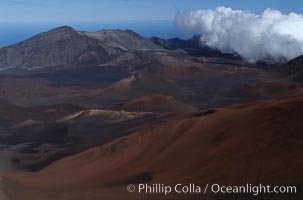 Haleakala volcano crater, Maui