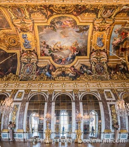 The Hall of Mirrors, or Galerie des Glaces, is the central gallery of the Palace of Versailles and is renowned as being one of the most famous rooms in the world.