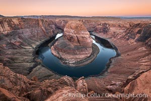 Horseshoe Bend Sunrise, Colorado River, Page, Arizona