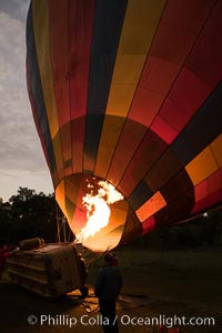 Hot Air Ballooning over Maasai Mara plains, Kenya, Maasai Mara National Reserve