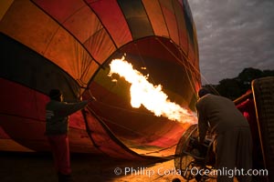 Hot Air Ballooning over Maasai Mara plains, Kenya, Maasai Mara National Reserve