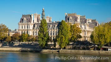 Hotel de Ville.  The Hotel de Ville in Paris, France, is the building housing the City of Paris's administration. Standing on the place de l'Hotel de Ville (formerly the place de Greve) in the city's IVe arrondissement, it has been the location of the municipality of Paris since 1357