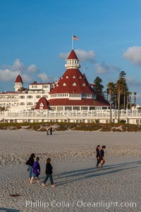 The Hotel del Coronado sits on the beach on the western edge of Coronado Island in San Diego.  It is widely considered to be one of Americas most beautiful and classic hotels.  Built in 1888, it was designated a National Historic Landmark in 1977