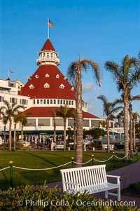 The Hotel del Coronado sits on the beach on the western edge of Coronado Island in San Diego.  It is widely considered to be one of Americas most beautiful and classic hotels.  Built in 1888, it was designated a National Historic Landmark in 1977