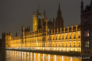 House of Parliment at Night, Houses of Parliment, London, United Kingdom