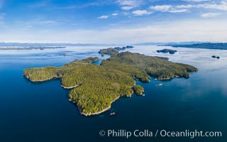 Hurst Island aerial photo