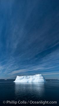 Iceberg, clouds and sky, Antarctica, Antarctic Sound