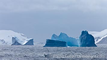 Iceberg detail, at sea among the South Orkney Islands, Coronation Island, Southern Ocean