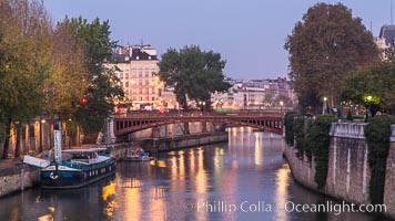 Ile de la Cite, one of two remaining natural islands in the Seine within the city of Paris It is the center of Paris and the location where the medieval city was refounded