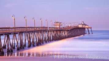 Imperial Beach pier at sunrise,