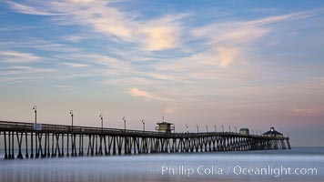 Imperial Beach pier at sunrise,