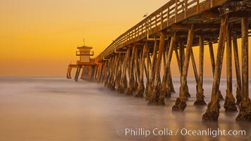 Imperial Beach pier at sunrise,