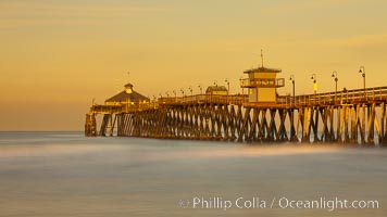 Imperial Beach pier at sunrise,