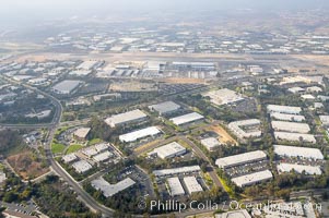 Industrial buildings and warehouses, near Palomar McClellan airport, Carlsbad, California