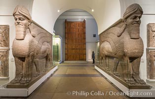 Inside the British Museum, London, United Kingdom