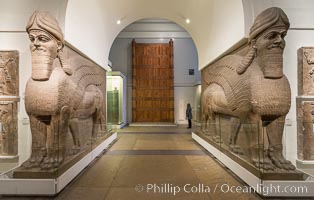 Inside the British Museum, London, United Kingdom