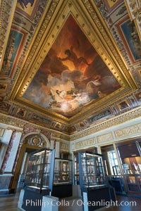 Inside the Louvre Museum, Paris, Musee du Louvre