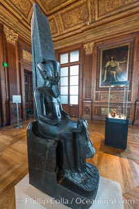 Inside the Louvre Museum, Paris.