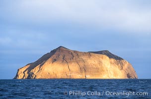 Isla Adentro in dramatic early morning light, Guadalupe Island (Isla Guadalupe)