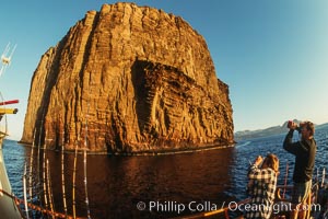 Dawn at Isla Afuera from Boat Horizon, Guadalupe Island (Isla Guadalupe)