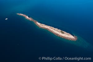 Isla Cayo, Aerial Photo, Sea of Cortez, Baja California. Mexico, natural history stock photograph, photo id 33744