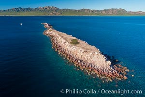 Isla Cayo, Aerial Photo, Sea of Cortez, Baja California