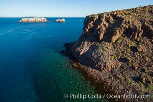 Isla Partida and Los Islotes, Aerial View