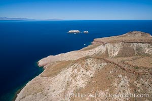 Isla Partida and Los Islotes, Aerial View