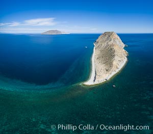 Isla San Diego, aerial photo, Sea of Cortez