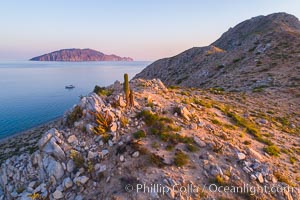 Isla San Diego, Aerial View, Sea of Cortez