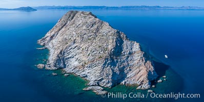 Isla San Diego, Aerial View, Sea of Cortez