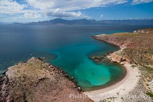 Isla San Francisquito, Aerial Photo, Sea of of Cortez