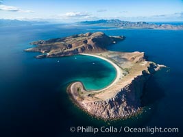 Isla San Francisquito, Aerial Photo, Sea of of Cortez