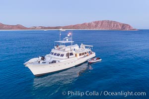 Isla San Francisquito, San Francisco Island, aerial photo, Sea of Cortez