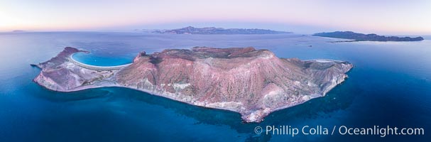 Isla San Francisquito, San Francisco Island, aerial photo, Sea of Cortez