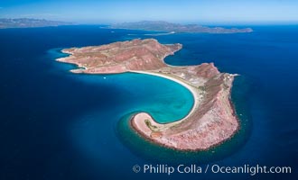 Isla San Francisquito, Aerial View, Sea of Cortez